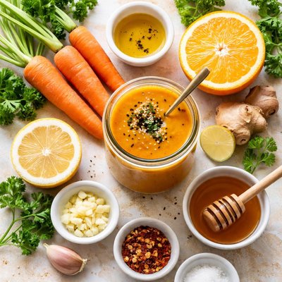 Image of Carrot Orange Ginger Dressing
