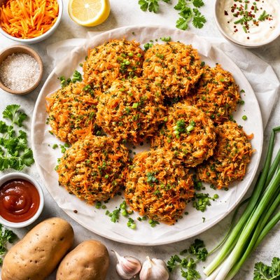Image of Carrot Potato Hash Browns Homemade