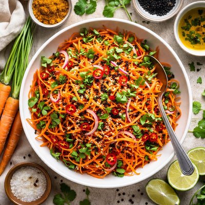Image of Carrot Salad with Black Mustard Seeds