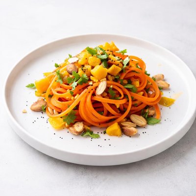Image of Carrot Salad with Marcona Almonds and Dried Mangoes
