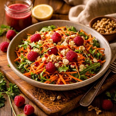 Image of Carrot Salad with Raspberry Vinaigrette