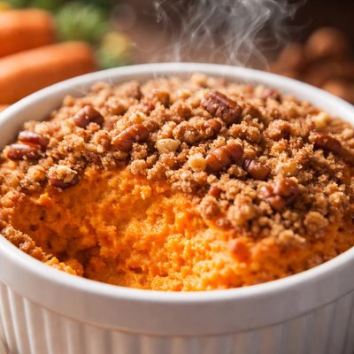 Image of Carrot Souffle with Crunchy Topping