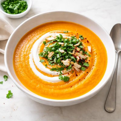 Image of Carrot Soup with Coconut and Cilantro