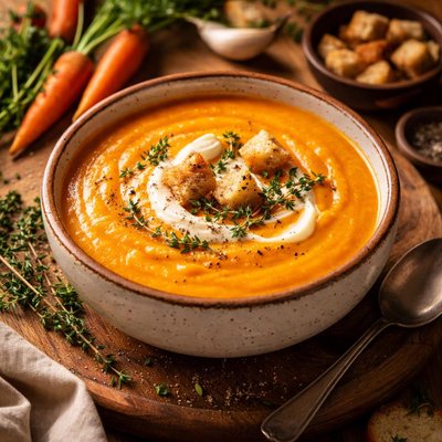 Image of Carrot Thyme Soup