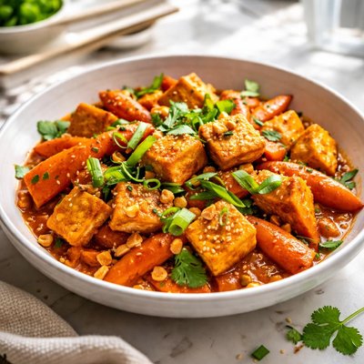Image of Carrot Tofu Dish