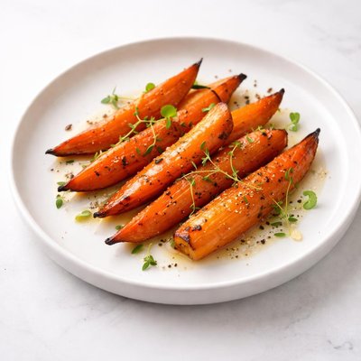 Image of Carrot Wedges Glazed in Cider