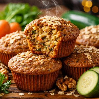 Image of Carrot Zucchini Muffins