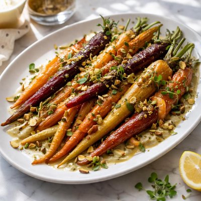 Image of Carrots and Parsnips with California Pistachio Butter