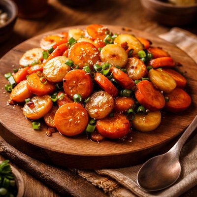 Image of Carrots and Water Chestnuts