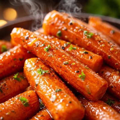 Image of Carrots Glazed in Butter Sauce