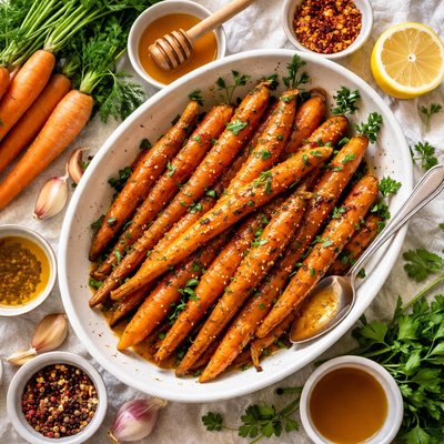 Image of Carrots in Honey and Vinegar
