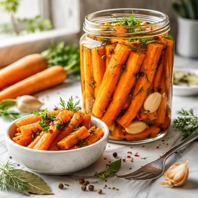 Image of Carrots in Vinegar Cenouras Em Conserva