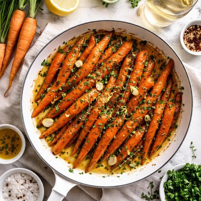 Image of Carrots Sauteed in Wine