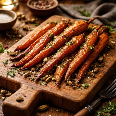 Image of Carrots Scented with Cardamom and Fennel