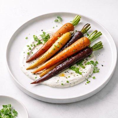 Image of Carrots with Chive Cream