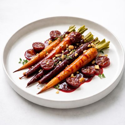 Image of Carrots with Grape and Port Glaze