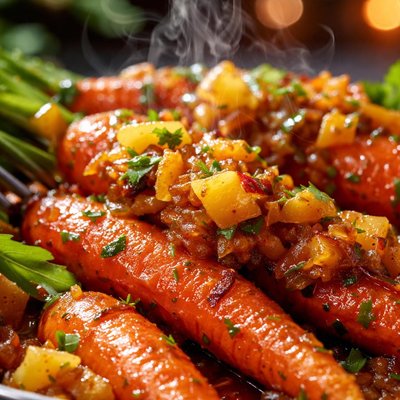 Image of Carrots with Mango Chutney