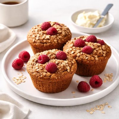 Image of Carver Brewing Company Raspberry Bran Muffins