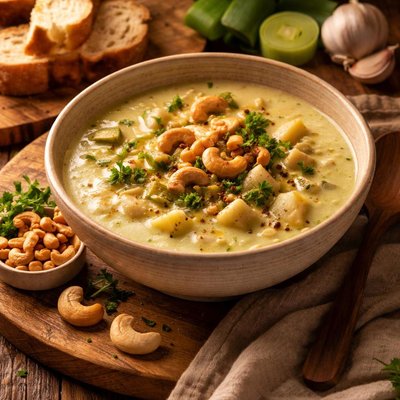 Image of Cashew and Leek Soup