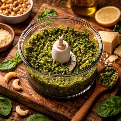 Image of Cashew and Spinach Pesto Processor Recipe