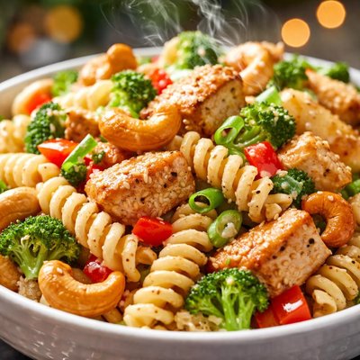 Image of Cashew Chicken Rotini Salad