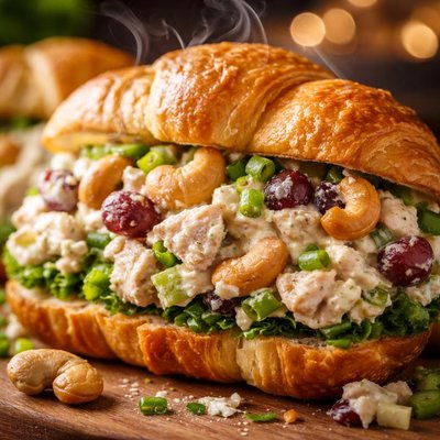 Image of Cashew Chicken Salad Sandwiches
