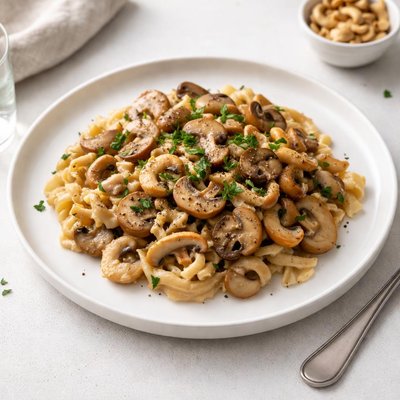 Image of Cashew Mushroom Stroganoff