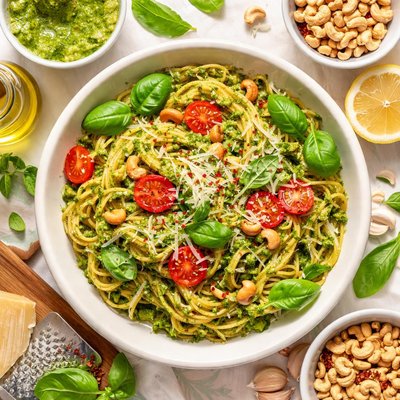 Image of Cashew Pesto Pasta