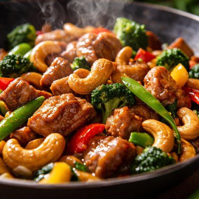 Image of Cashew Pork Stir Fry