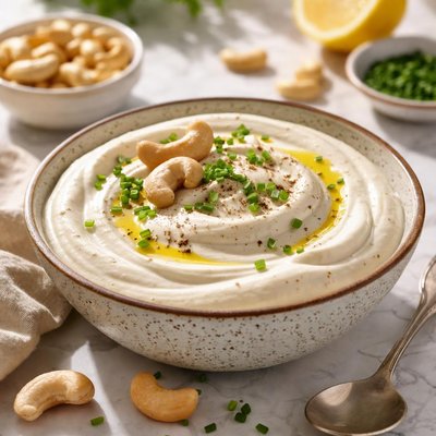 Image of Cashew Sour Cream Non Dairy Sour Cream Alternative Substitute