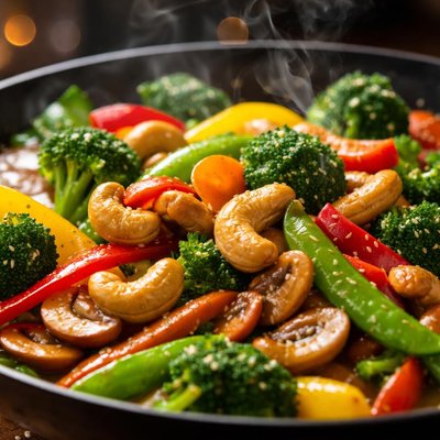 Image of Cashew Vegetable Stir Fry