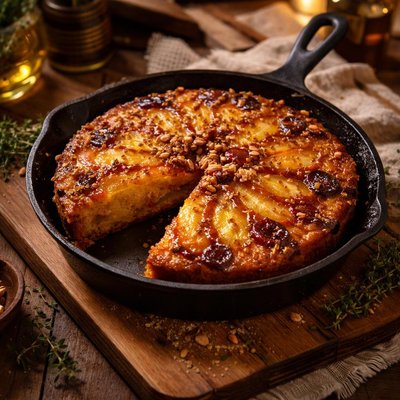 Image of Cast Iron Skillet Upside Down Cake