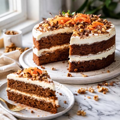 Image of Casual Cafe Choco Carrot Cake