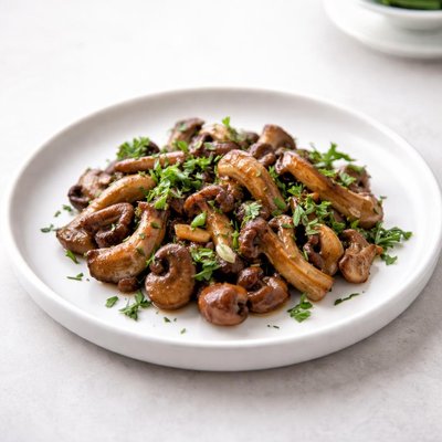 Image of Catalan Mushrooms with Garlic Parsley