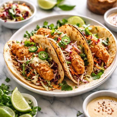Image of Catfish and Slaw Tacos