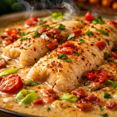 Image of Catfish or Any White Fish Au Lait