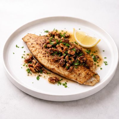 Image of Catfish with Pecan Brown Butter