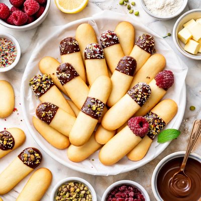 Image of Cats Tongues Cookies