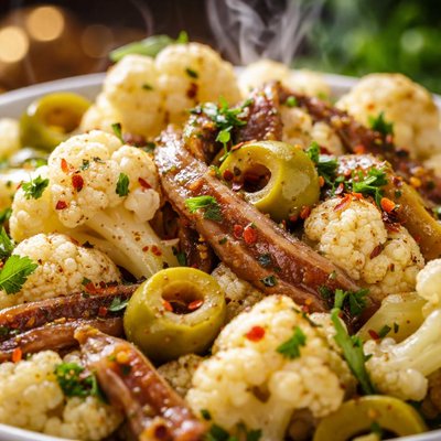 Image of Cauliflower Anchovy and Olive Salad