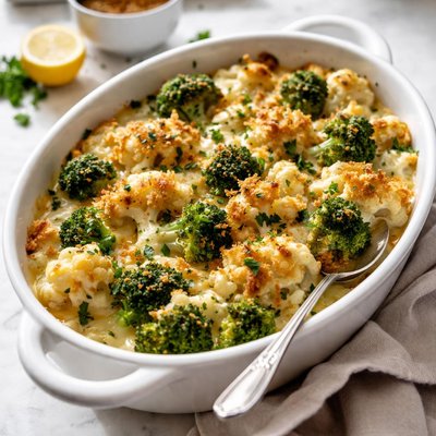 Image of Cauliflower and Broccoli Mornay
