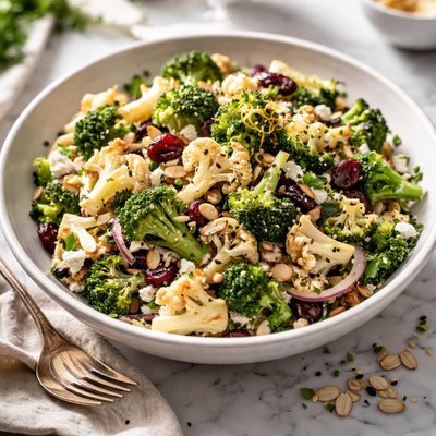 Image of Cauliflower and Broccoli Salad