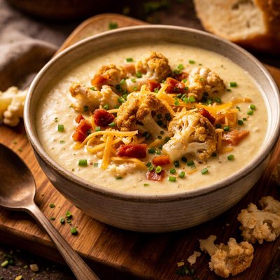 Image of Cauliflower and Cheddar Soup