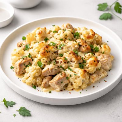 Image of Cauliflower and Chicken Casserole