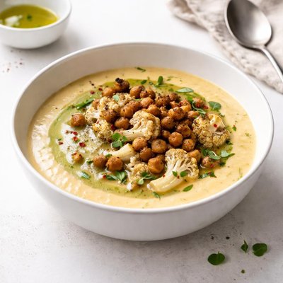 Image of Cauliflower and Chickpea Soup
