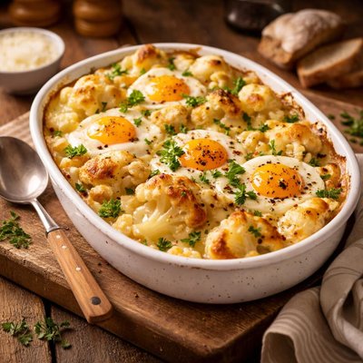 Image of Cauliflower and Egg Cheese