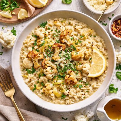 Image of Cauliflower and Leek Risotto