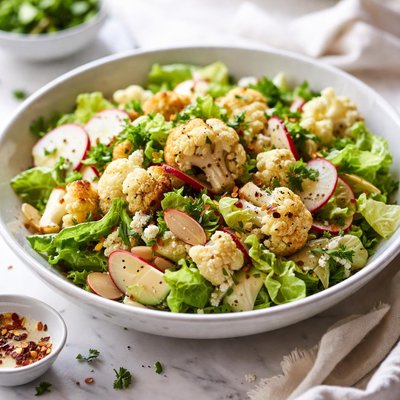 Image of Cauliflower and Lettuce Salad