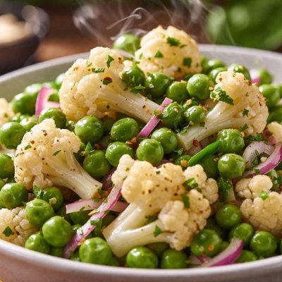 Image of Cauliflower and Pea Salad