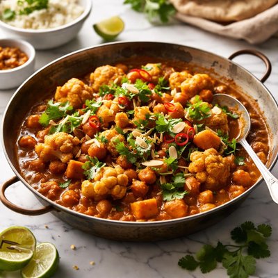 Image of Cauliflower and Sweet Potato Balti