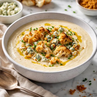 Image of Cauliflower Blue Cheese Soup